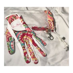 Vera Bradley Golf Glove w/ Mesh Bag